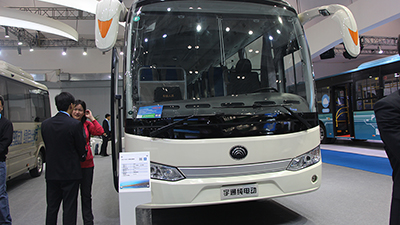 2015節(jié)能與新能源成果展 宇通ZK6115BEV1純電動(dòng)客車